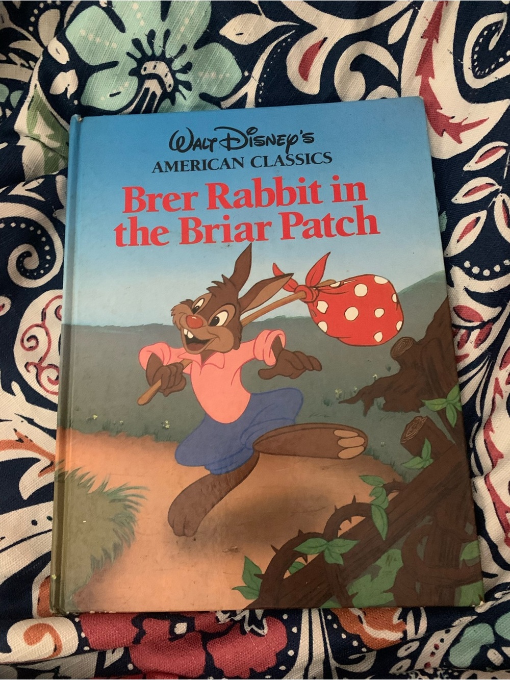 Brer Rabbit in the Briar Patch (Walt Disney's American Classics) 1989 Vintage